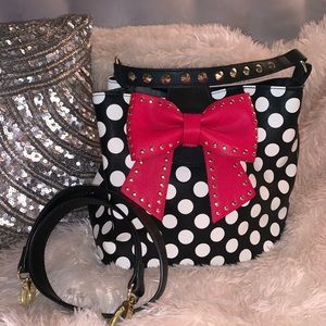 Betesy Johnson Polka Dot Handbag / Purse